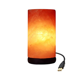 USB Himalayan Salt Lamp Crystal Rock Natural Pink Lamp Air Purifier Desk Night Light For Bedroom - Product Image 5
