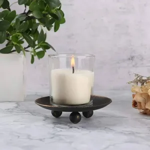 Centro de mesa de Metal negro, portavelas para el hogar, boda, Navidad y fiesta, decorativo para ocasiones festivas - Product Image 3