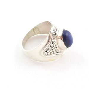 Bague en argent sterling 925 pierre naturelle unakite faite à la main ethnique une pierre bijoux éternité vermeil anneaux au meilleur prix - Product Image 2