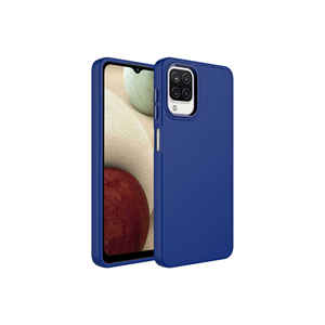 Étui en silicone gris lavande de luxe Netzy SAFRA Luna pour Samsung Galaxy A12 11Pro 13 Pro Max Plus avec cadre métallique et boutons - Product Image 2