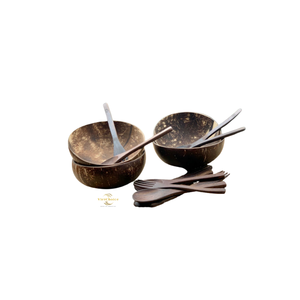 Tazón de Servir Hecho a Mano con Cáscara de Coco Natural Ecológica y Pulida, Disponible para Cocina y Comedor - Product Image 3