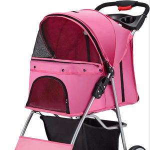 Poussette pour animaux de compagnie standard à cadre solide de conception de tissu de maille américaine TH-PSP-313 - Product Image 1