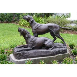 Juego de 2 Esculturas de Perros de Bronce, Otros Artículos de Decoración para el Hogar, Estatua de Perro Antigua, Precio de Fábrica - Product Image 4