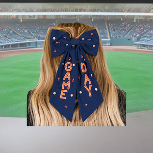 2025 spécial jeu jour Football équipe esprit bandeaux ruban arc pince à cheveux accessoire université Gameday accessoires collège - Product Image 4