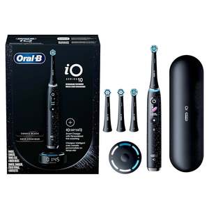 Cepillo de Dientes Eléctrico Recargable Ultrasónico Oral-B IO Series 10 con Sensor de Presión, Pantalla LED, 4 Cabezales de Cepillado Medianos y Estuche de Viaje - Product Image 5