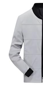 Blouson bombardier léger avec logo personnalisé pour hommes Vêtements d'extérieur en toile Design classique avec fermeture éclair Poignets côtelés Vente en gros OEM Streetwear décontracté - Product Image 4