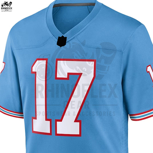 Maillot de football américain pour hommes grande taille, best-seller, dernier style, séchage rapide, 100% polyester, personnalisable - Product Image 6