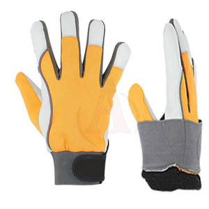 2024 Precio bajo Buena venta Guantes mecánicos Flex Extra Grip Unisex Cuero Dedo completo Mecánico Seguridad Guantes transpirables - Product Image 4