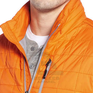 2025 nueva chaqueta acolchada de Color sólido para hombre, ropa de calle informal, cuello levantado, a prueba de viento, de secado rápido, transpirable para la temporada de invierno - Product Image 4