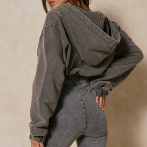 Sudadera Extra Grande Estilo Urbano Americano para Mujer, Estilo Casual Hip Hop Gótico, Sudaderas con Capucha de Talla Grande para Mujer - Product Image 3