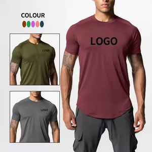 OEM Quick Dry Oversized Muscle Fitness <b>Mens</b> Gym <b>T</b> <b>shirts</b> High quality <b>Summer</b> <b>Men</b> Embossed <b>T</b> <b>shirts</b> with custom logo and design - Product Image 1