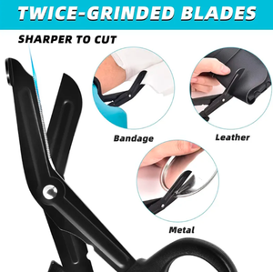 Ciseaux à bandage ANAAIF Lister en acier inoxydable de 18.5cm avec logo personnalisé Ciseaux médicaux pour traumatologie manuelle Instrument chirurgical manuel - Product Image 3