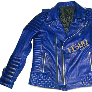 Veste de moto en peau de mouton matelassée de qualité supérieure pour homme, style Shindy, vêtements d'extérieur d'hiver élégants, fabriqués au Pakistan - Product Image 1