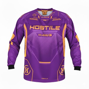 Camiseta Deportiva Unisex Personalizable DANZY SPORTS, Transpirable, de Malla, Manga Larga para Paintball, Accesorios Deportivos con Protección para Codos - Product Image 2