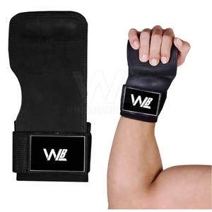 High Quality Unisex Neoprene Padded Gym <b>Weight</b> Lifting Straps Heavy Duty Anti-Slip Pull <b>Bar</b> Grip Pad Breathable Eco-Friendly - Product Image 1
