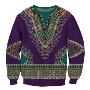 Sudaderas transpirables Hombres Sudadera con estampado gráfico Manga larga Cuello redondo Pullover Loose Fit Sweatshirts - Product Image 2