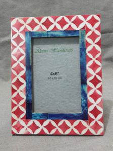 Best Selling Light Brown <b>White</b> Bone Inlay Wooden Photo <b>Frame</b> Stylish Home Office Decor Creative - Product Image 3
