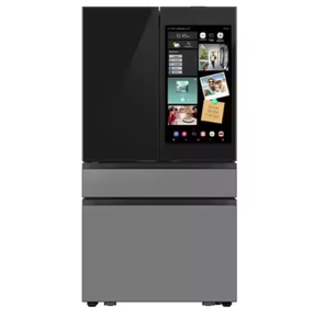 Samsung Bespoke 23 cu. ft. Frigorifero French Door a 4 Porte CounterDepth con AI Family Hub+ e AI Vision Inside, in Vetro Antracite - Product Image 1