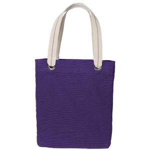 Allie Tote <b>Bag</b> Colorful Cotton Canvas with Durable Interior Lining Eco-Friendly <b>Long</b> Handle for Daily Use Advertising Gifts - Product Image 6