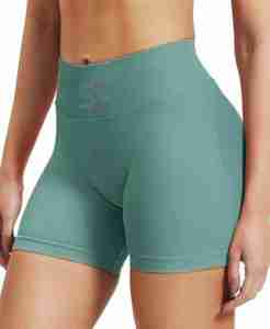 Mid Waist <b>Women</b> Running Yoga Custom Gym Biker <b>Shorts</b> with Pockets 100% Cotton Quick Dry for <b>Women</b> - Product Image 6