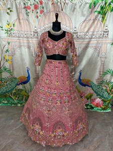 Lehenga choli ยาวนี้ให้ประสบการณ์บูติก lehenga ทำให้มันเป็น lehenga แฟชั่นที่คุ้มค่ากับการลงทุน - Product Image 2