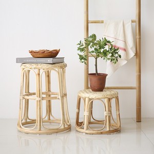 Taburete de ratán para decoración de cafetería y bar, taburete de interior y exterior para el hogar, hotel, restaurantes - Product Image 3