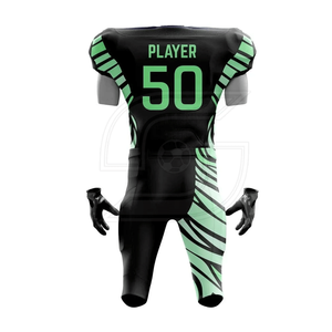 Équipe professionnelle hommes à manches courtes séchage rapide uniforme de Football américain confortable respirant vêtements de sport grande taille disponible - Product Image 5