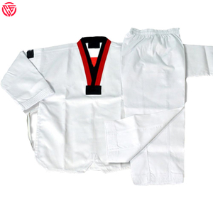 Uniforme de Taekwondo de colores sólidos hecho profesional para hombres uniforme de Taekwondo de nuevo diseño gran oferta uniforme de Taekwondo - Product Image 5