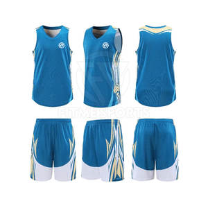 Ensemble de maillot de basket-ball sublimé de qualité supérieure avec uniforme de basket-ball deux pièces au design personnalisé avec coutures durables - Product Image 1