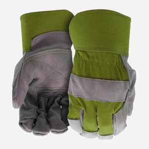 Guantes de trabajo de cuero antiestáticos Cuero de vaca Split Durable Heavy Duty Construcción industrial Aprobado Guantes de trabajo de cuero - Product Image 6