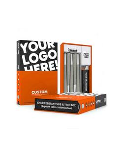 Personalizzare il logo Pre a prova di odore rotolo di scatole di carta a prova di bambino imballaggio con 5 divisori cono scatola di riempimento con fiammiferi OEM - Product Image 2