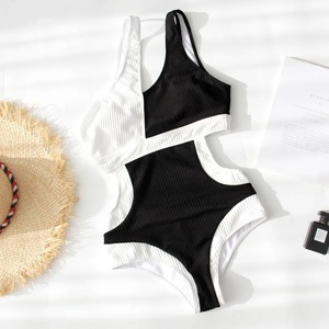 Traje de Baño Enterizo Sexy con Hombros Descubiertos 2026, Nuevo Traje de Baño Reductor para Mujer, Traje de Baño Conservador para Mujer para Aguas Termales - Product Image 4