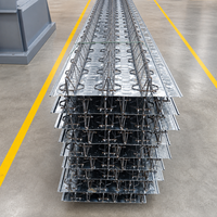 Plateforme de construction en treillis d'acier pour la construction de bâtiments de grande hauteur, plaque de pont rapide pour système de dalle en béton armé