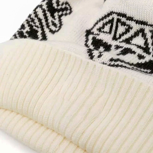 High Quality Custom Beanie Winter Hat 100% Acrylic Breathable Waterproof Warm Soft Knitted Jacquard Unisex Casual Sports - Product Image 6