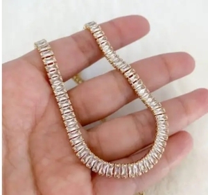 Cadena de cuello elegante antideslustre, desgaste duradero y de larga duración sin perder su brillo, eslabones finos y pulidos, perfectos para el uso diario - Product Image 4