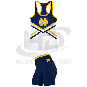 Uniforme de pom-pom girl léger de couleur unie uniforme de pom-pom girl de conception unique à faible quantité minimale de commande pour femmes - Product Image 5