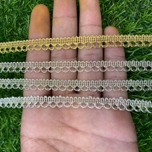 Sang trọng cao cấp cao cấp áo cưới <span class=keywords><strong>Couture</strong></span> thời trang trang phục truyền thống Chantilly alencon viền lưới thêu ren trang trí - Product Image 4