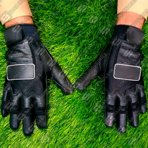 Qualité supérieure sur mesure Original cuir de vachette Cabretta Durable antidérapant court manchette Baseball gants de frappe ambidextre - Product Image 2