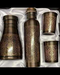 Bouteille d'eau en cuivre martelé bouteille d'eau en cuivre vente en gros fabricant - Product Image 5