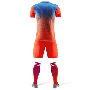<b>Best</b> Selling Customized <b>Men's</b> Soccer Uniform Short Sleeve Quick Dry Breathable Team Uniform with Front Logo Print - Product Image 4