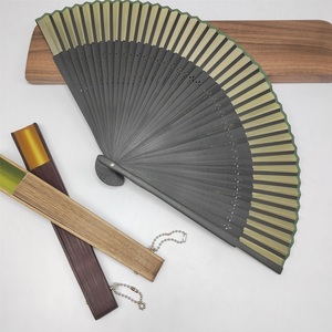 Venta al por mayor de bambú personalizado artesanía de regalo 21*38cm bambú ventilador de mano ventilador plegable de Bambú - Product Image 6