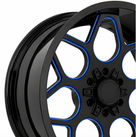 Jantes monobloc en alliage d'aluminium forgé de 15 à 19 pouces 5x114.3, finition personnalisée, compétition sportive, ajustement universel, garantie 10 ans
