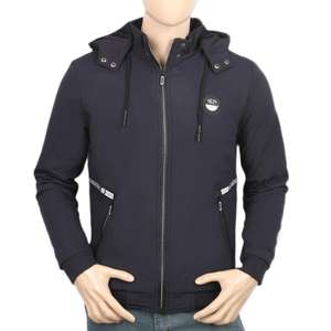 Stylish O-Neck Panel <b>Hoodie</b> <b>for</b> <b>Men</b> Women New Trending Customised Fleece Pullover Letter Pattern Winter Street Wear Eco-Friendly - Product Image 1