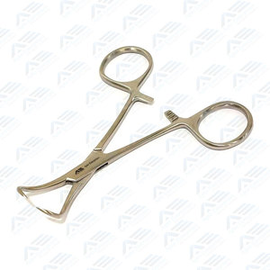 Pince chirurgicale, forceps, ciseaux médicaux, instrument médical, pince à serviette chirurgicale Backhaus, acier inoxydable allemand - Product Image 3