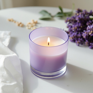 Colorful <b>Rainbow</b> Gradient Layered Scented Candle Natural Soy Wax 6 Layers 6 Colors 6 Fragrances In One Candle - Product Image 2
