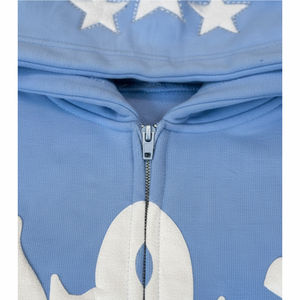 Vente chaude Sweat-shirts de basket-ball unisexes décontractés Streetwear 100% coton Uni Manches régulières Col à capuche Hiver Personnalisable - Product Image 4