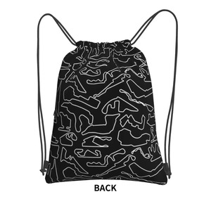Portable Nylon Tracks Backpack with Drawstring Bag Fashion <b>Bundle</b> Pocket for Shoes and <b>Clothes</b> - Product Image 2