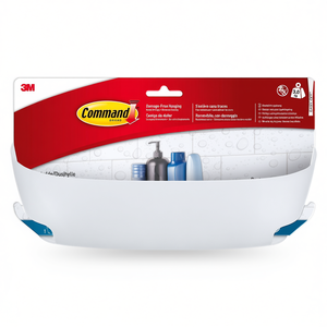 Support adhésif 3M pour boîte de douche blanche Bath11, 29,1x12,2x12,2 cm, étagères de salle de bain Command 7100352699 - Product Image 2