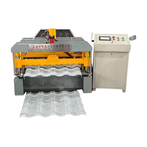 Machine de formage à froid de tuiles métalliques trapézoïdales IBR monocouche, machine de fabrication de tôles d'<span class=keywords><strong>acier</strong></span> pour toiture - Product Image 1