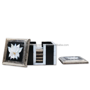 Posavasos de Ratán con Madreperla Hechos a Mano, Ecológicos, Decoración para el Hogar, Vajilla de Vietnam, Venta al Por Mayor - Product Image 5